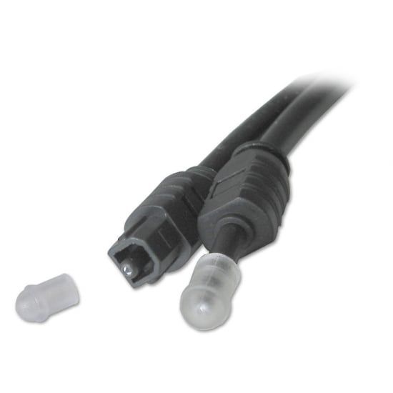 Optical SPDIF Adapter Cable TOS-Link to Mini Plug 0.5m