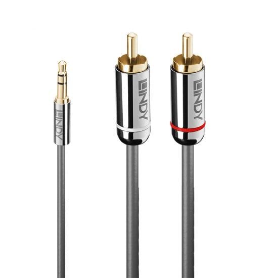 2m 3.5mm to Phono Audio Cable with CROMO connectors