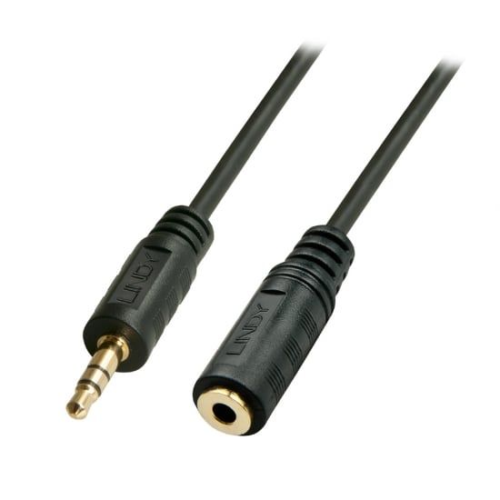 Multimedia Audio Cable 3.5mm Male / 3.5mm Female, 0.25m
