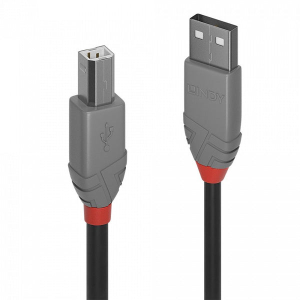 2m USB 2.0 Type A to B Cable, Anthra Line