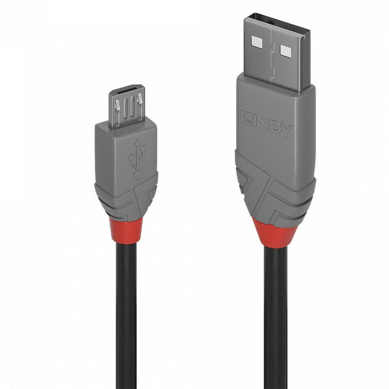 2m USB 2.0 Type A to Micro-B Cable, Anthra Line