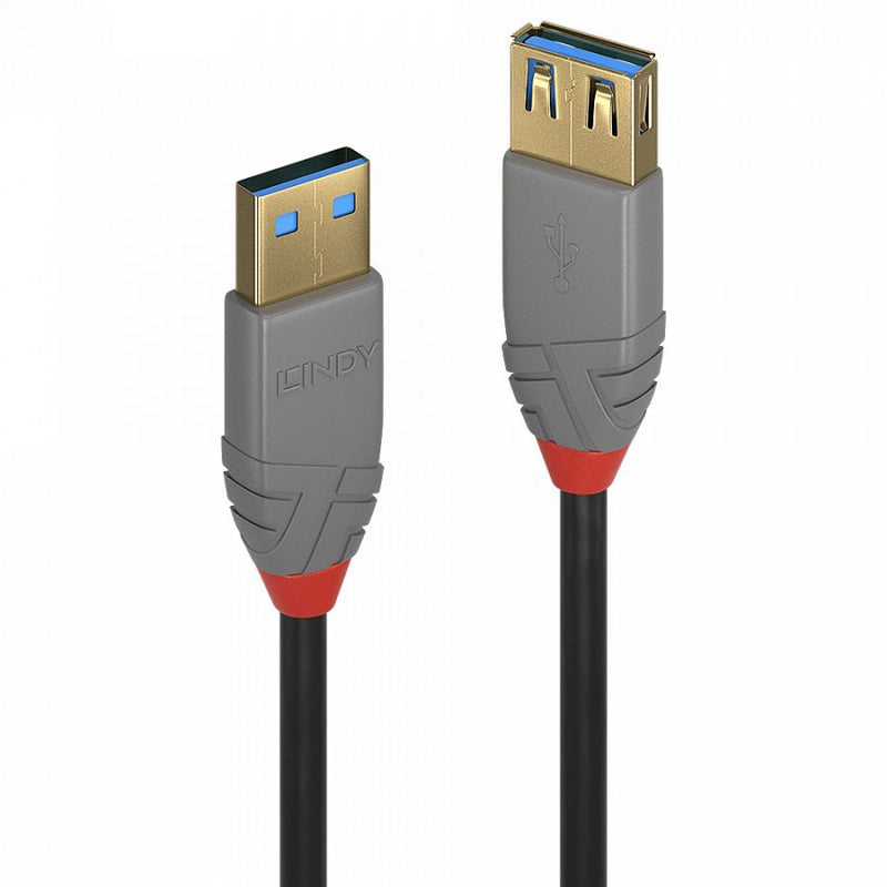 2m USB 3.0 Type A Extension Cable, Anthra Line