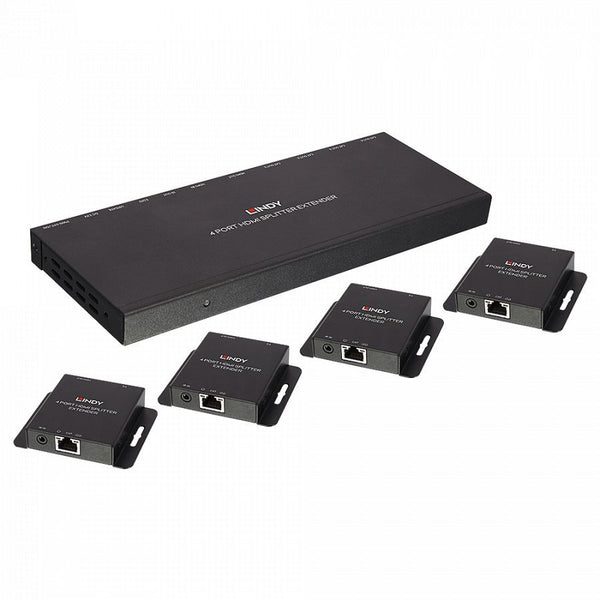 4 Port HDMI Cat.6 Extender 1:4 System