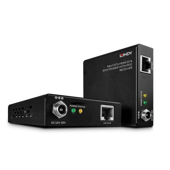 50m CAT.6 HDMI 2.0 & IR Extender with PoC