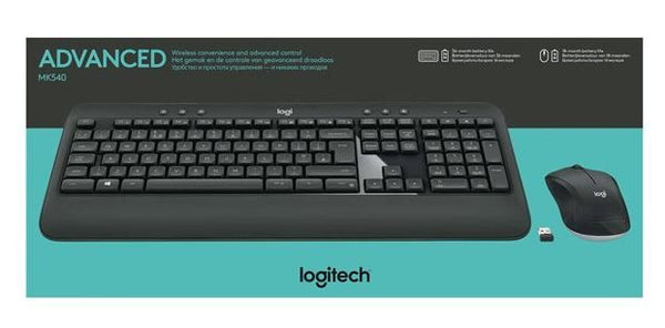 Logitech WL Desktop MK540 Sort Laser mus