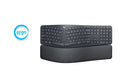 Logitech Ergo K860 tastatur RF trådløs + Bluetooth QWERTY Nordisk Grafit