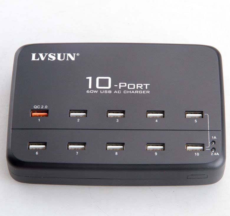 10 port Charger & Hub 60watt USB3.0