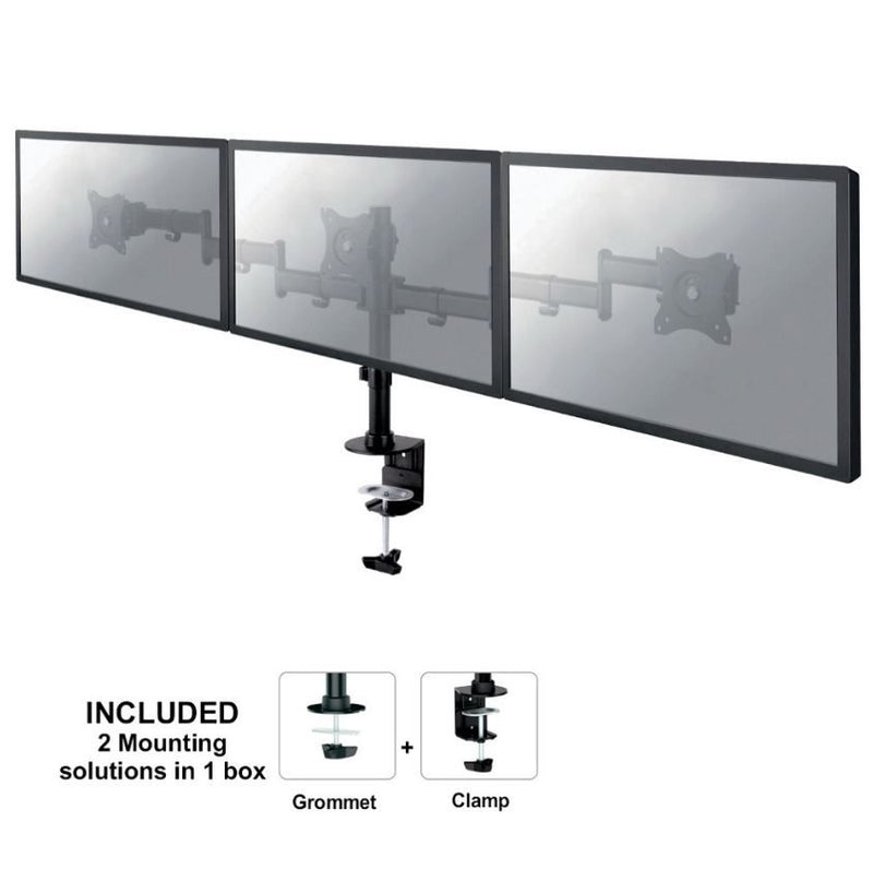 Neomounts by Newstar Select NM-D135D3 68,6 cm (27") Klemme/bolt gennemgang Sort