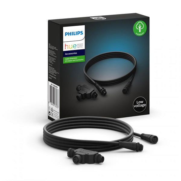 Philips Hue Outdoor LV Cable 2.5M + T part