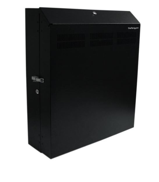 Wall-Mount Server Rack with Dual Fans