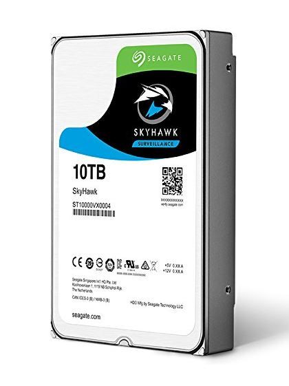 Seagate 10TB Video Skyhawk 24x7x365 64MB