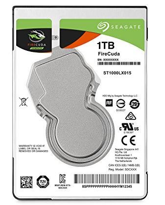 Seagate 1TB FireCuda 2.5 8GB Hybrid 7mm