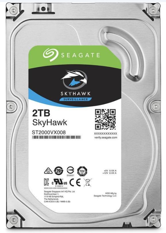 Seagate SkyHawk ST2000VX008 harddisk 3.5" 2000 GB Serial ATA III