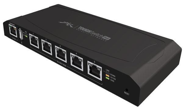 Ubiquiti 5 gigaport PoE ToughSwitch Passive POE