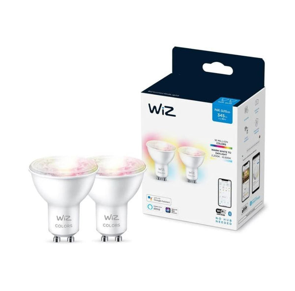 WiZ Spot GU10, 50W, Color - 2-pak
