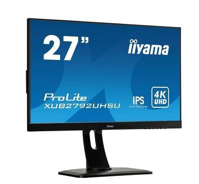 iiyama ProLite XUB2792UHSU-B1 LED display 68,6 cm (27") 3840 x 2160 pixel 4K Ultra HD Sort