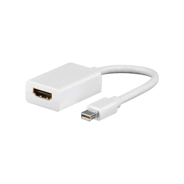 DisplayPort mini til HDMI hun Hvid