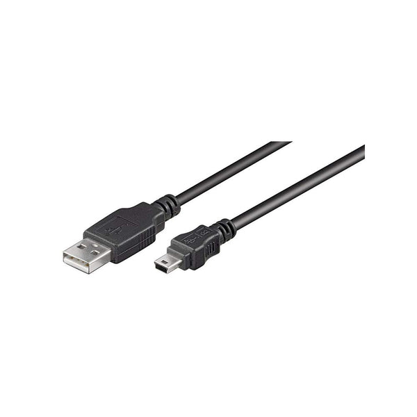 USB2 kabel, A-han/USB mini 5 pol han, 1.8 m