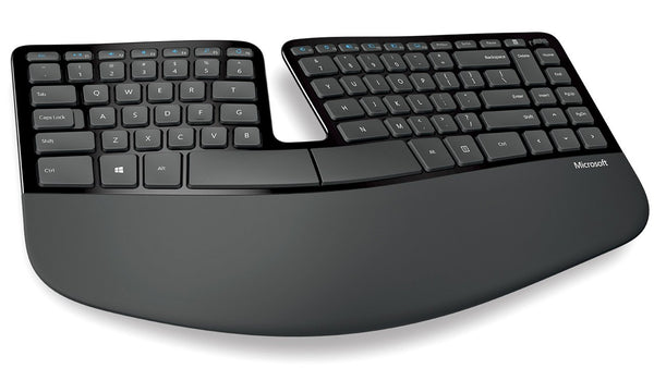 Microsoft Sculpt Ergonomic Desktop tastatur RF trådløst Dansk Mus inkluderet Sort