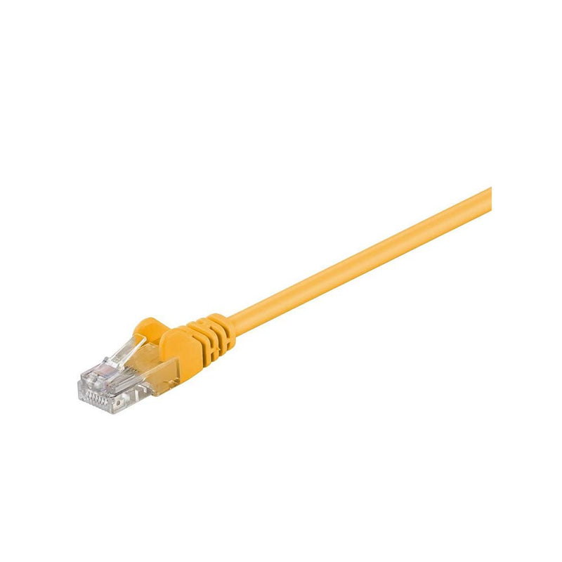 Patch kabel, UTP CAT5E, gul, 2 m