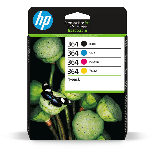 HP 364 CMYK Ink Cartridge Combo 4-Pack