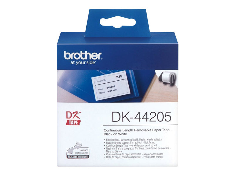 Brother endless label paper white 62mmx30.48m