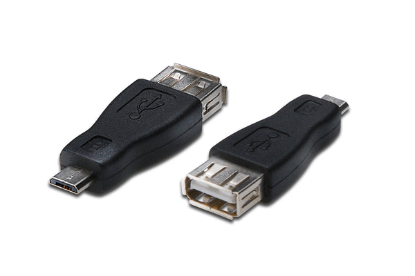 USB adapter kabel OTG, USB A-hun til USB micro B-han