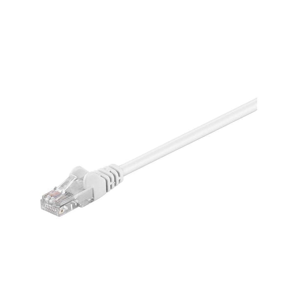 Patch kabel, UTP CAT5E, hvid, 3 m